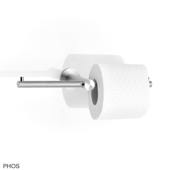 Double toilet roll holder made of stainless steel | Paper roll holders | PHOS Design