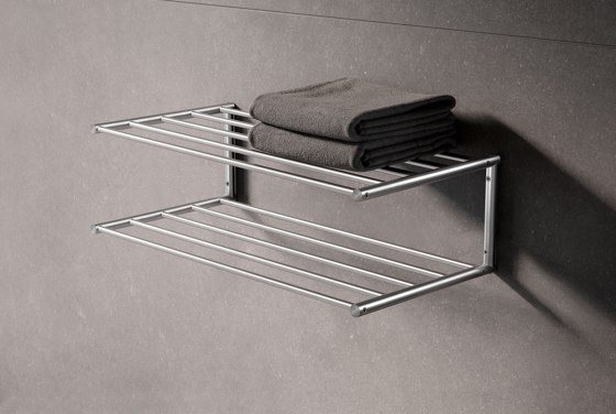 Towel rack for wall mounting - 60 cm, 2 levels | Towel rails | PHOS Design