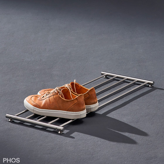 Flat shoe rack - 80 cm wide | Shelving | PHOS Design