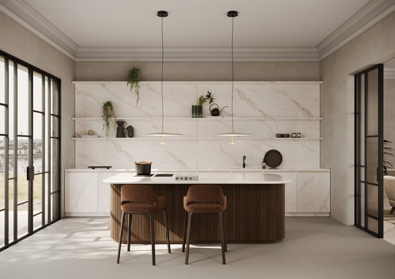 Lux | Bianco Alba | Ceramic panels | Lapitec