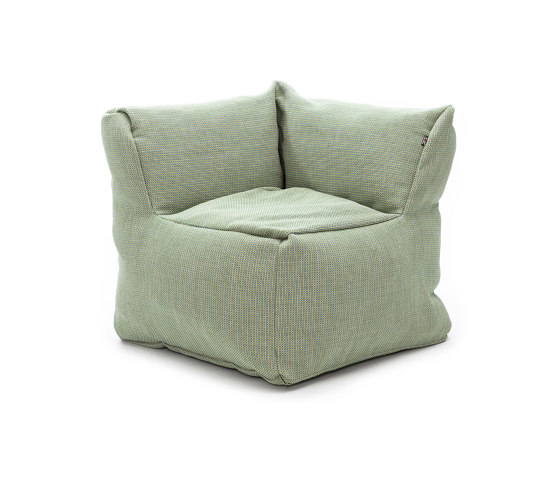 Dotty Pouf Club Corner Extra Large Lime | Sessel | Roolf Outdoor Living