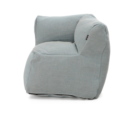 Dotty Pouf Club Corner Extra Large Pastel Blue | Poltrone | Roolf Outdoor Living