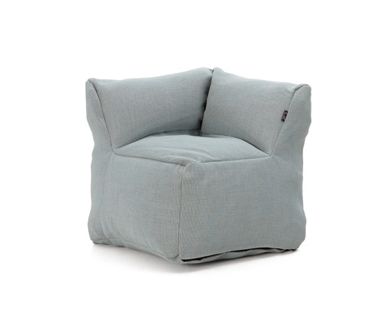 Dotty Pouf Club Corner Extra Large Pastel Blue | Sessel | Roolf Outdoor Living