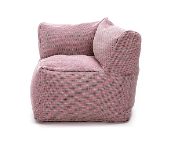 Dotty Pouf Club Corner Extra Large Peony | Armchairs | Roolf Outdoor Living