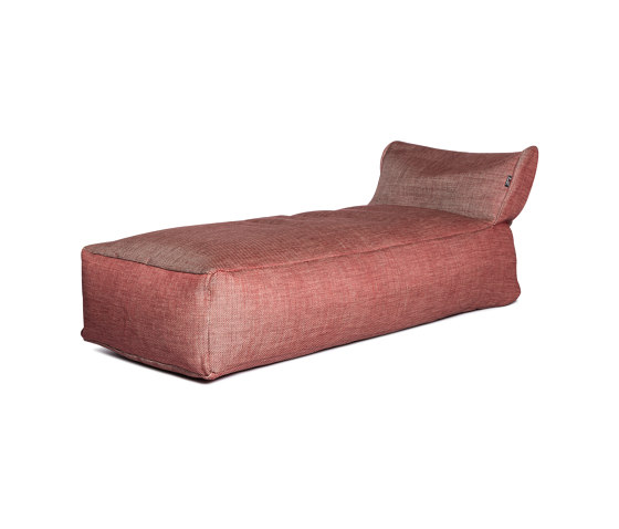 DOTTY Pouf Sedia Lunga Rosso sangue di bue | Chaise longue | Roolf Outdoor Living