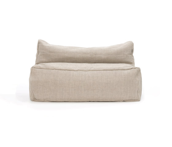 Dotty Pouf Love Seat Beige | Divani | Roolf Outdoor Living