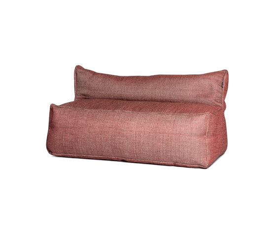 Dotty Pouf Love Seat Oxblood Red | Sofas | Roolf Outdoor Living