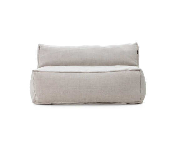 Dotty Pouf Love Seat White | Sofas | Roolf Outdoor Living