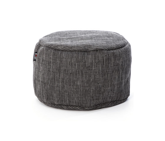 Dotty Round Pouf Ø 50 Cm Anthracite | Pouf | Roolf Outdoor Living