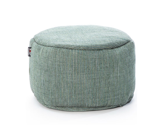 Dotty Round Pouf Ø 50 Cm Turquoise | Pufs | Roolf Outdoor Living
