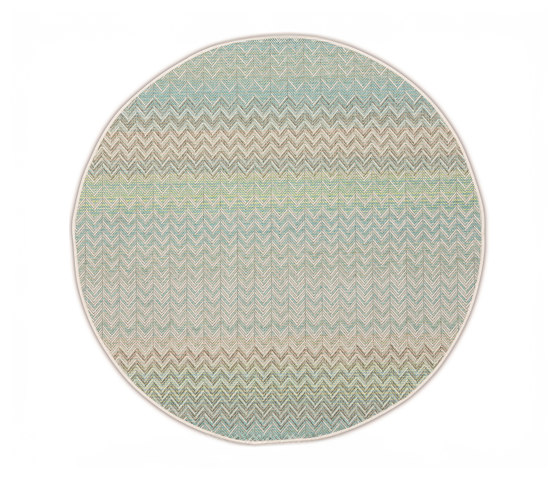 Ziggy Outdoor Carpet Lime/Beige Round | Alfombras / Alfombras de diseño | Roolf Outdoor Living