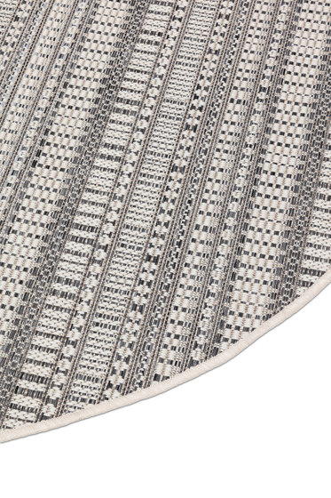 Tapis d'extérieur Zulu Argent Rond | Tapis / Tapis de designers | Roolf Outdoor Living