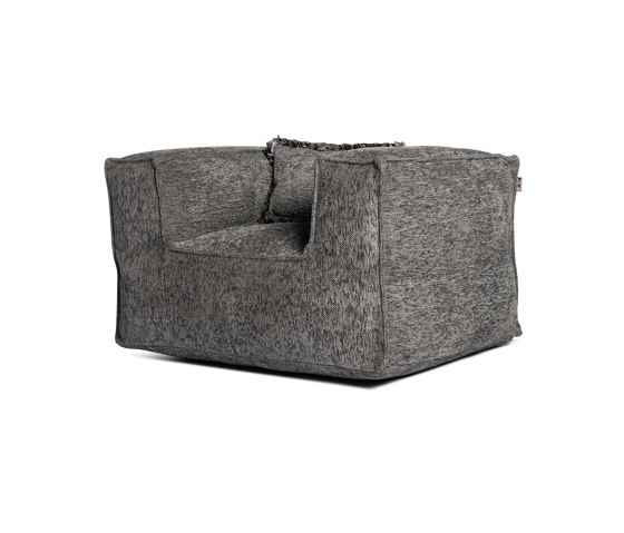 Silky Club Seat Pouf Anthracite | Fauteuils | Roolf Outdoor Living