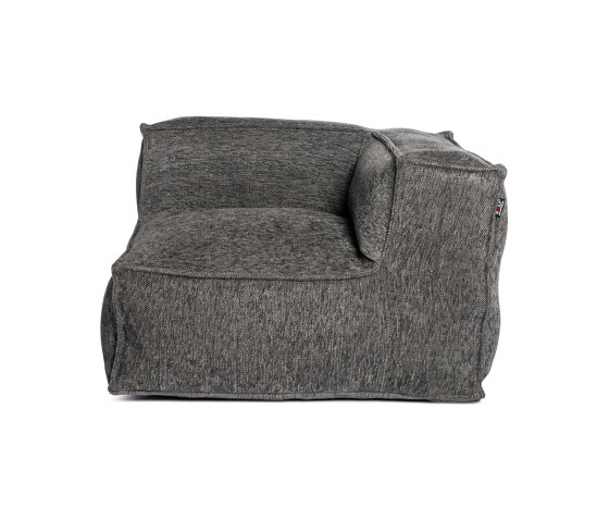 Silky Corner Seat Pouf Anthracite | Armchairs | Roolf Outdoor Living
