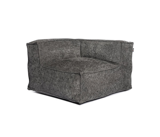 Silky Corner Seat Pouf Anthracite | Sessel | Roolf Outdoor Living