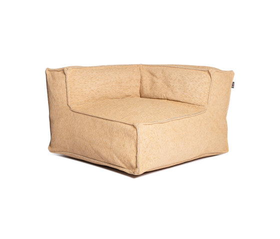 Silky Corner Seat Pouf Gold | Sessel | Roolf Outdoor Living