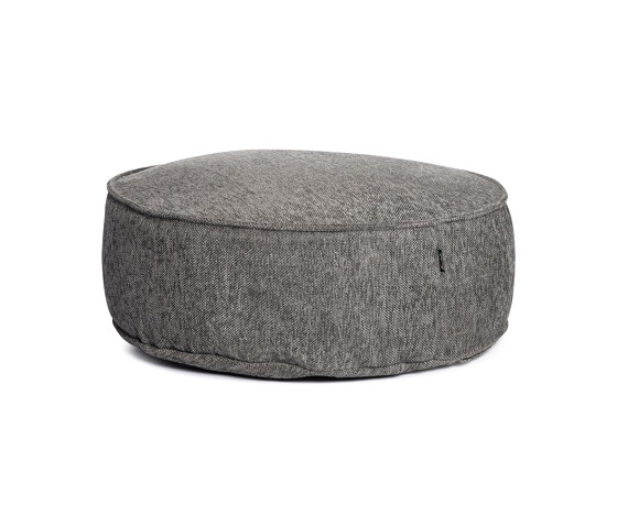 Silky Round Pouf Anthracite | Poufs / Polsterhocker | Roolf Outdoor Living