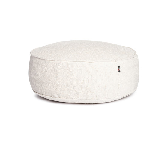 Silky Round Pouf Beige | Poufs / Polsterhocker | Roolf Outdoor Living