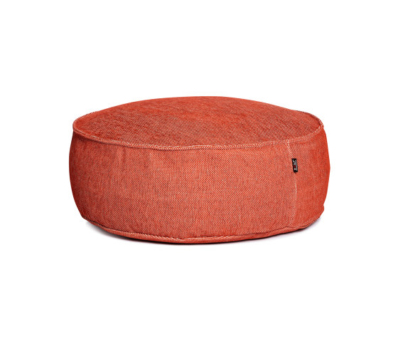 Silky Round Pouf Terracotta | Poufs / Polsterhocker | Roolf Outdoor Living