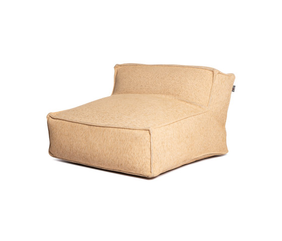 Silky Single Seat Pouf Gold | Fauteuils | Roolf Outdoor Living