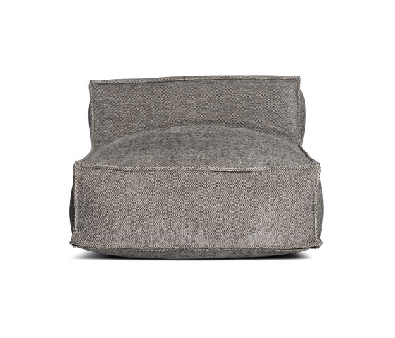 Silky Single Seat Pouf Grey | Sillones | Roolf Outdoor Living
