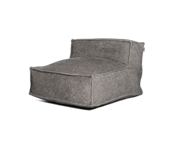 Silky Single Seat Pouf Grey | Sessel | Roolf Outdoor Living