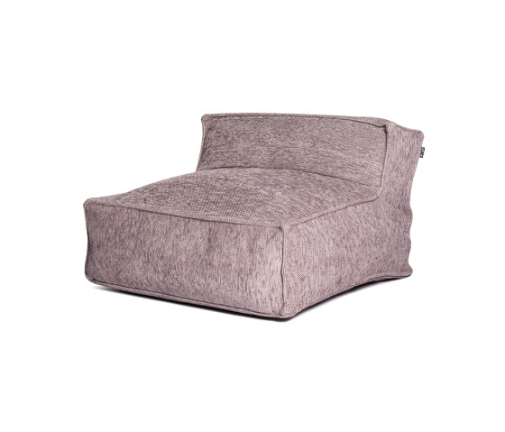 Silky Single Seat Pouf Lilac | Armchairs | Roolf Outdoor Living