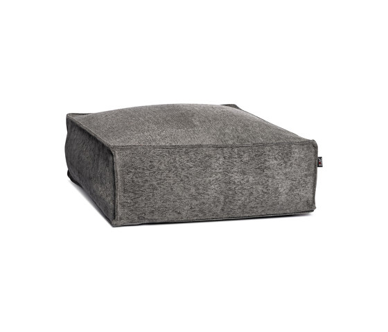 Silky Square Pouf Anthracite | Poufs / Polsterhocker | Roolf Outdoor Living