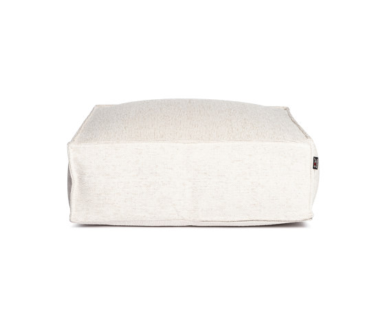 SILKY Square Pouf Beige | Poufs | Roolf Outdoor Living