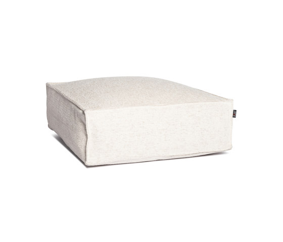 Silky Square Pouf Beige | Poufs | Roolf Outdoor Living