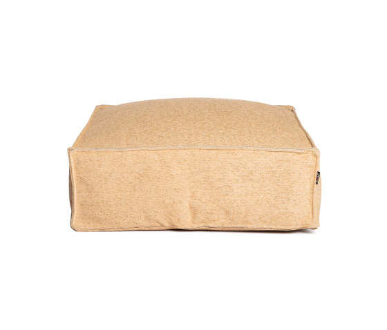 Silky Square Pouf Gold | Poufs / Polsterhocker | Roolf Outdoor Living