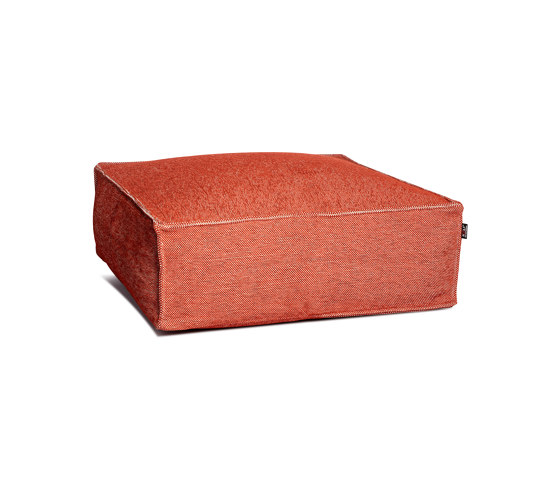 Silky Square Pouf Terracotta | Poufs | Roolf Outdoor Living