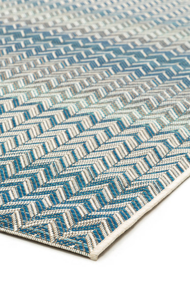 Ziggy Outdoor Carpet Blue/Beige | Alfombras / Alfombras de diseño | Roolf Outdoor Living