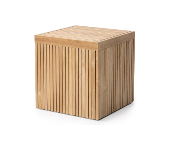 Dotty Teak Cube Table | Side tables | Roolf Outdoor Living