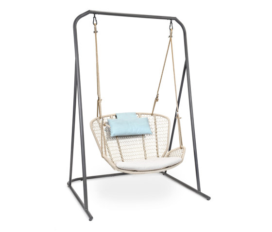 Wing Light Relax Hanging Lounge Chair with Hanging Frame | Columpios | Fischer Möbel