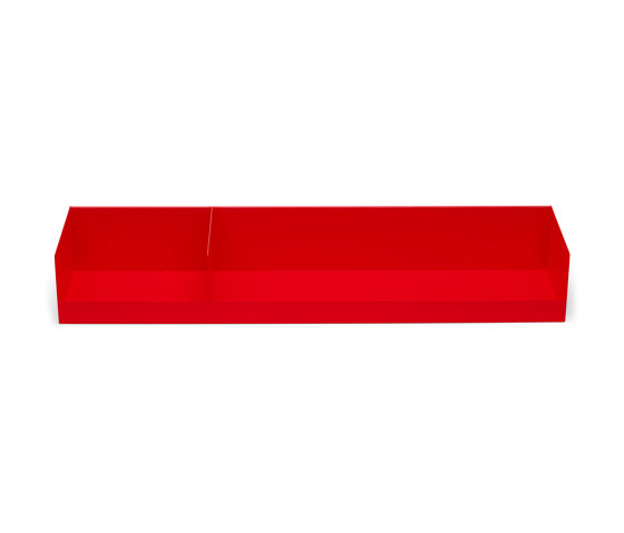 Boks | Wall Shelf, RAL 3024 luminous red | Estantería | Magazin®