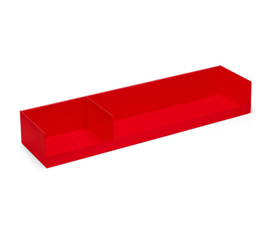 Boks | Wall Shelf, RAL 3024 luminous red | Étagères | Magazin®