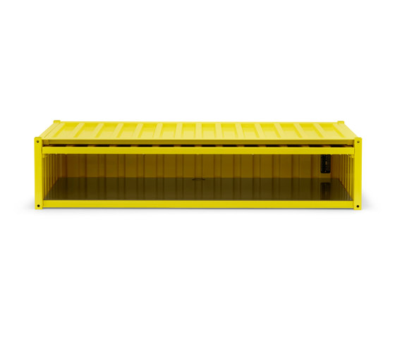 DS | Container Flach - Schwefelgelb RAL 1016 | Regale | Magazin®