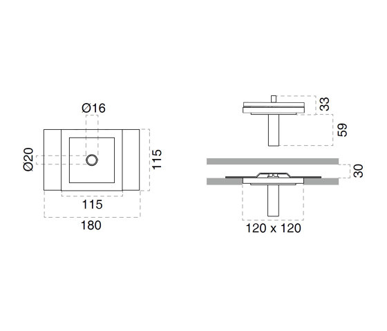 4253A MINILED LINE recessed tiltable ceiling lighting CRISTALY® | Recessed ceiling lights | 9010 Novantadieci