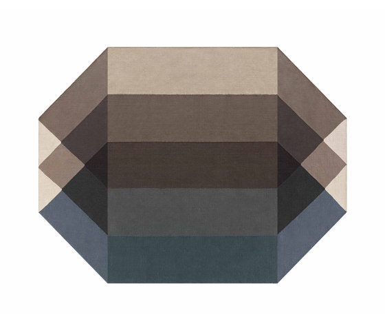 Diamond Outdoor Rug Blue - Brown | Tappeti / Tappeti design | GAN