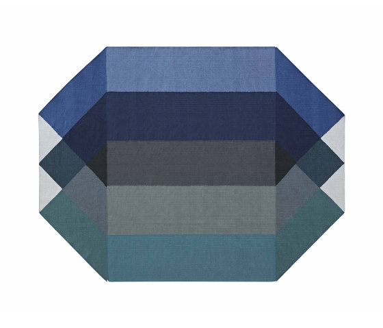 Diamond Outdoor Rug Blue - Green | Tappeti / Tappeti design | GAN
