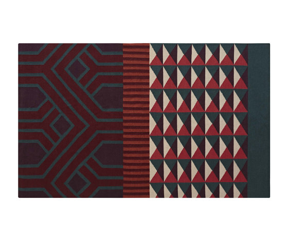 Ndebele Rug Red | Alfombras / Alfombras de diseño | GAN
