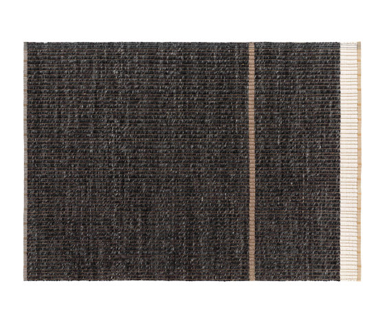 Reversible Rug Wool Side Black | Alfombras / Alfombras de diseño | GAN