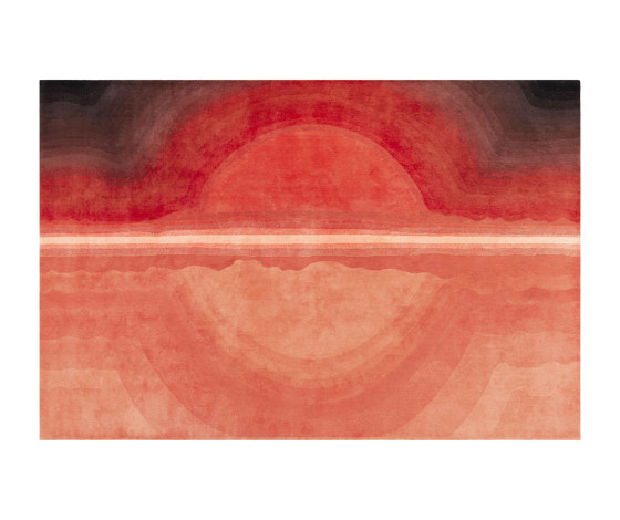 Sunset Rug Red | Formatteppiche | GAN