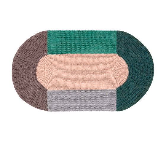 The Crochet Collection Mono Pink | Tappeti / Tappeti design | GAN