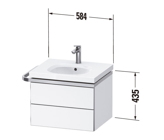 Aurena Vanity unit wall-mounted | Meubles sous-lavabo | DURAVIT