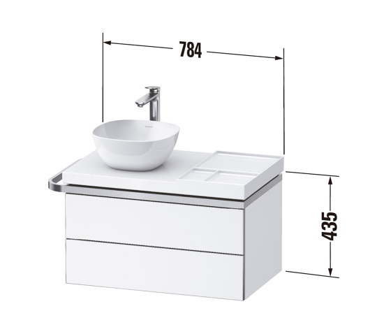 Aurena Vanity unit wall-mounted | Armarios lavabo | DURAVIT