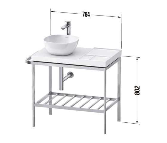 Aurena matel console | Mobili lavabo | DURAVIT