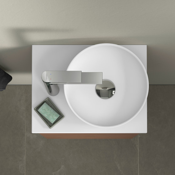 Sivida Console with countertop basin set | Wash basins | DURAVIT