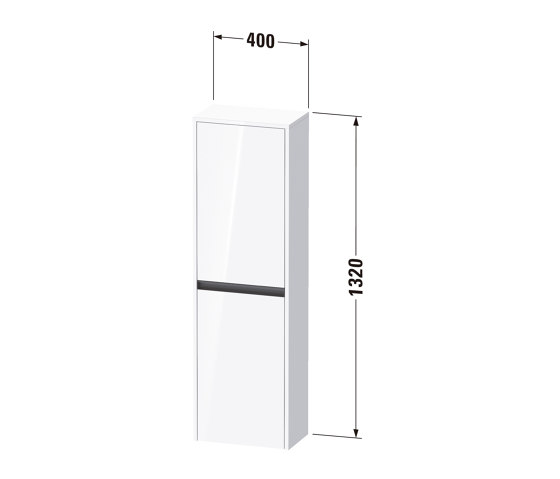 Sivida semi-tall cabinet | Muebles columnas | DURAVIT